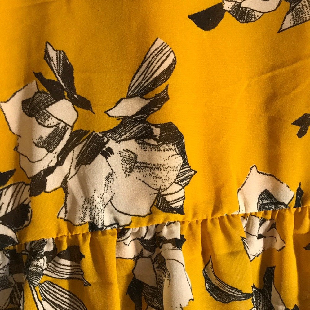 Yellow Racerback Tank - Picture 2 of 2